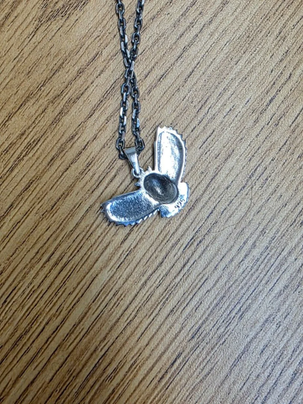 925 Sterling Silver Flying Owl Pendant 3mm 21” Chain Necklace